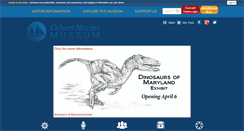 Desktop Screenshot of calvertmarinemuseum.com