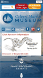 Mobile Screenshot of calvertmarinemuseum.com